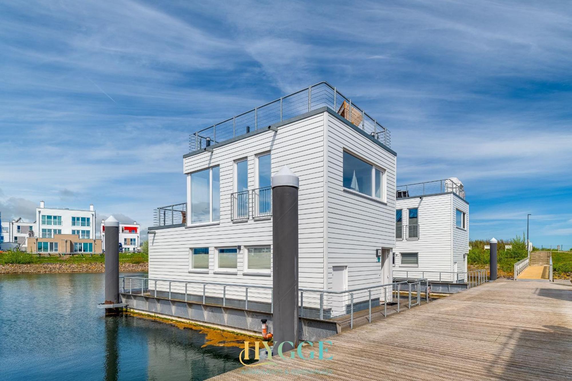 Hotel Schwimmendes Haus - An Bord Zwei Olpenitz Exterior foto
